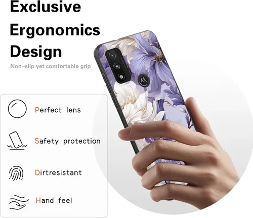 Vista 3 de Funda para Moto G Play 2023, Moto G Pure, TPU delgada de goma de silicona flexible, funda protectora suave para Motorola Moto G Play 2023 / Moto G