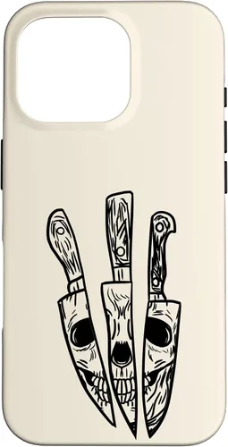 Vista 20 de Skull Reflected on Kitchen Knives Retro Chefs Cooks Gift Case for iPhone 17