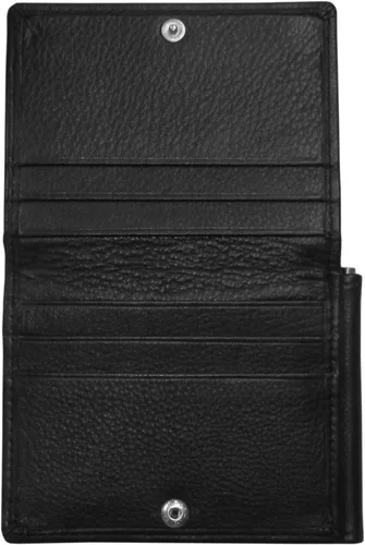 Vista 2 de Siskiyou Cartera deportiva de cuero con clip para billetes de la NCAA