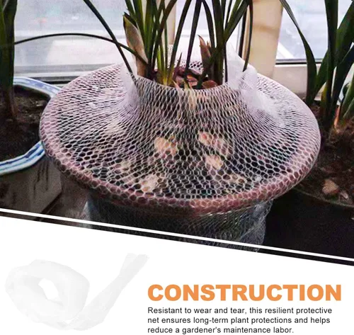 Vista 2 de EXCEART Cubierta de red de bonsái de uso diario, protector elástico para plantas, malla ligera y transparente para evitar pérdidas múltiples