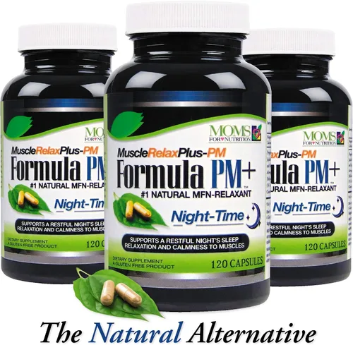 Vista 4 de Fórmula relajante muscular nocturna – Relajante de fuerza de más de 1,500 mg con glicinato de magnesio – Sin gluten – 120 cápsulas
