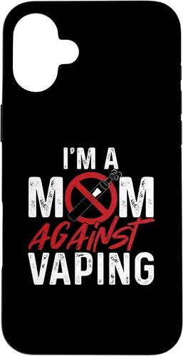 Vista 23 de I'm a Mom Against Vaping Cigarrillo electrónico Funda Vape Vaper para iPhone 17