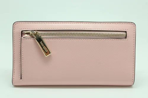 Vista 3 de Kate Spade New York Staci Saffiano - Cartera plegable de piel grande y delgada