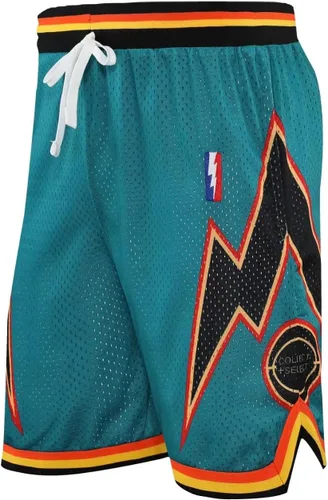 Vista 3 de DIOTSR Pantalones cortos deportivos de baloncesto para hombre, pantalones cortos de malla para entrenamiento casual para correr, con bolsillos