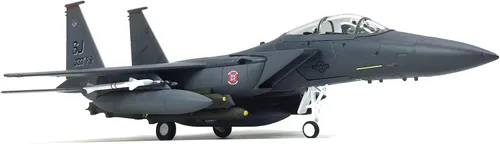 Vista 5 de TECKEEN Escala 1/100 F-15E Strike Eagle Model Plane Diecast para colección