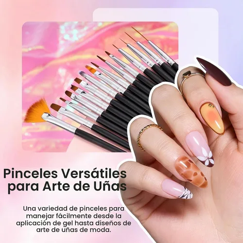 Vista 6 de Beetles - 31 pinceles para arte de uñas, herramientas de puntos, bolígrafos