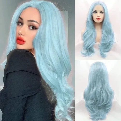 Vista 22 de 613 Peluca rubia realista sin pegamento con encaje frontal, peluca ondulada larga para mujeres blancas, 613 HD con encaje frontal, línea de cabello