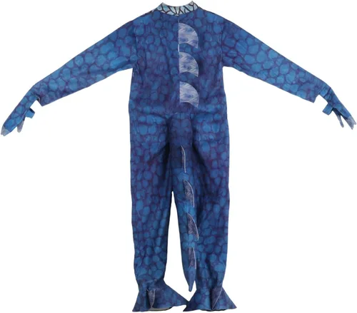 Vista 3 de Yiju Child Dragon Costume, Boys Dragon Wing, Tail and Mask Set for Halloween Dress Up Party Supplies, Blue Size L 130cm