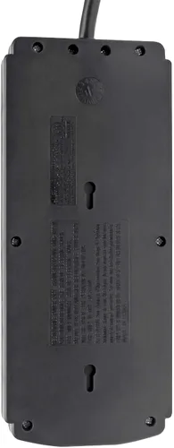 Vista 5 de Tripp Lite Protector de sobretensiones con carga USB, 8 tomacorrientes protector de sobretensiones, 2 puertos de carga USB, cable de 8 pies, 1200
