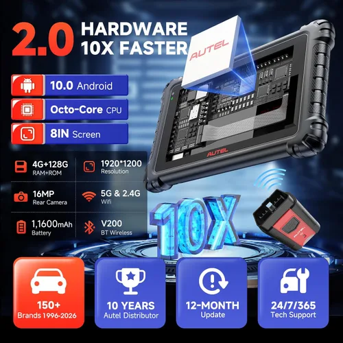 Vista 9 de Autel Escáner MaxiSYS MS906 PRO-TS, 2026 Igual que MS906 PRO2-TS MK906S PRO2-TS Hasta de MP900TS MS906MAX MS906PRO, V2.0 TPMS completo y ECU C0ding