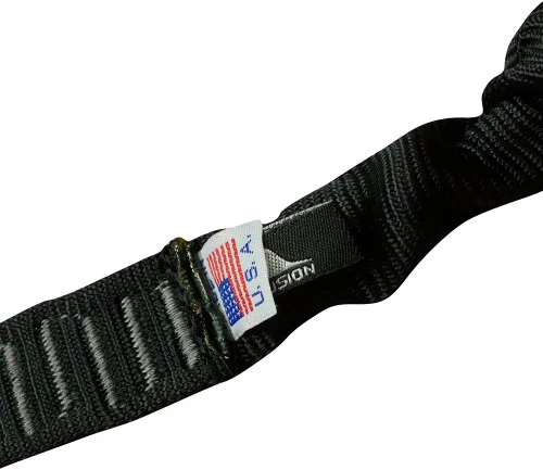 Vista 4 de Fusion ProGlide - Cordón elástico militar y de policía de 2 pies con grillete a presión, 23 kN, negro, 24 pulgadas