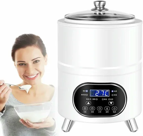 Vista 9 de Commercial Yogurt Fermentation Machine, Automatic LCD Digital Yoghurt Maker Machine, Portable Electric Yogurt Maker for Yogurt, Cheese, Natto
