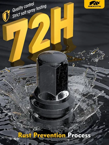 Vista 75 de MIKKUPPA 9/16-18 Tuercas de rueda OEM, reemplazo para tuercas de rueda Dodge Dakota 2005-2010, Durango 2004-2009, ruedas de fábrica Ram 1500