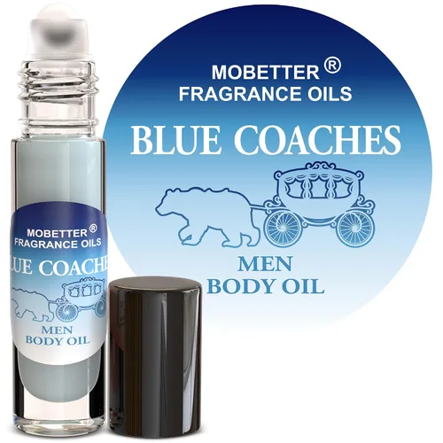 Vista 2 de MOBETTER FRAGRANCE OILS Blue Coaches - Aceite corporal con fragancia de colonia para hombre