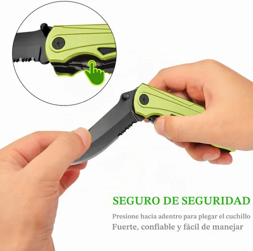 Vista 3 de RoverTac Cuchillo multiuso 15 en 1 – Regalos para hombres, papá, esposo – Cuchillo plegable con destornilladores, alicates, sierra – Equipo