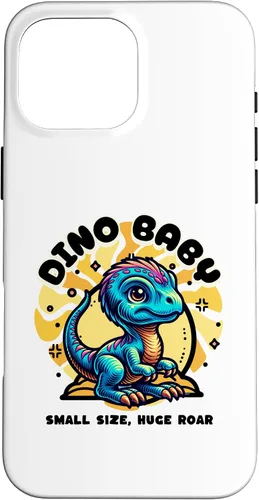 Vista 19 de Cute Dino Baby Cartoon Illustration for Kids Case for iPhone 17