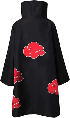 Vista 2 de YISNEBXD Anime Cape Cosplay Robe Unisex Cosplay Cape Robe Halloween Cape Costume Headband Ring Mask