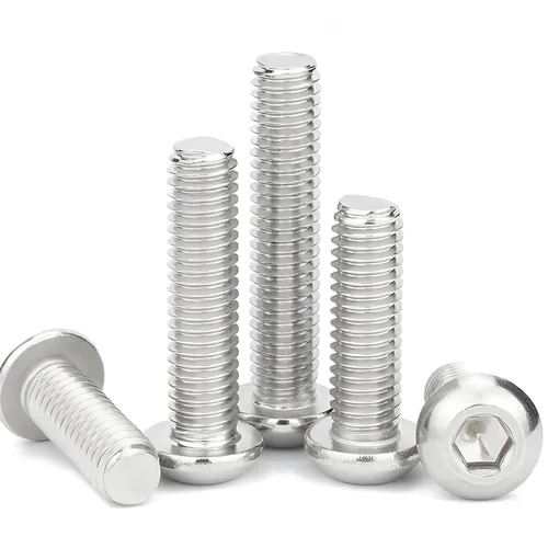 Vista 12 de Tornillo de Cabeza de Botón M3-0.5x12mm con Enchufe de Casquillo, Tornillos M3 de 12mm Métricas, Tornillos Allen Hexagonales, Acero Inoxidable