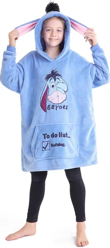 Vista 7 de Disney Manta con Capucha de Stitch para Niños Manta Vestible Acogedora de Forro Polar Regalos de Stitch