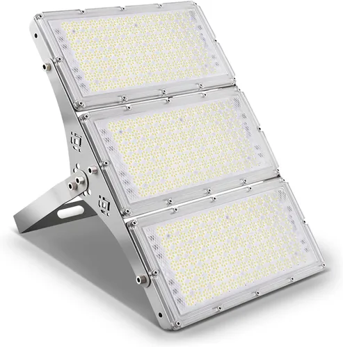 Vista 10 de Viugreum Luz de inundación LED de 100 W, 8000 lúmenes, 3000 K, blanco cálido, reflector delgado para exteriores, luces de seguridad impermeables