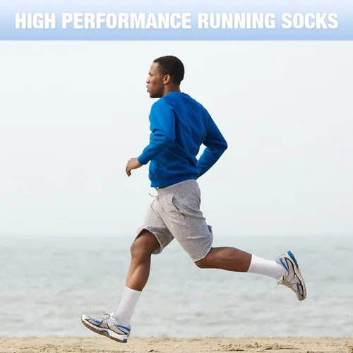 Vista 2 de Iseasoo Compression Socks for Women & Men Circulation - Plantar Fasciitis Crew Socks Support for Athletic Running
