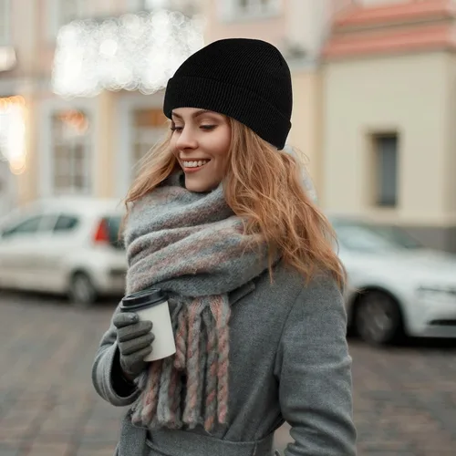 Vista 5 de Cooraby Gorro Beanie de Invierno Cálido Sombreros de Punto Suave para Hombres o Mujeres