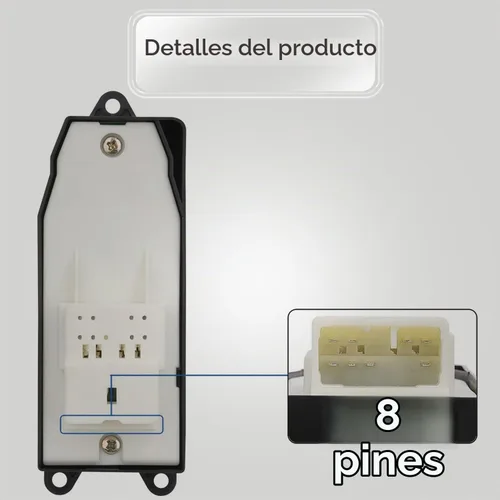 Vista 5 de 84820-08010 Interruptor de ventana eléctrica de puerta compatible