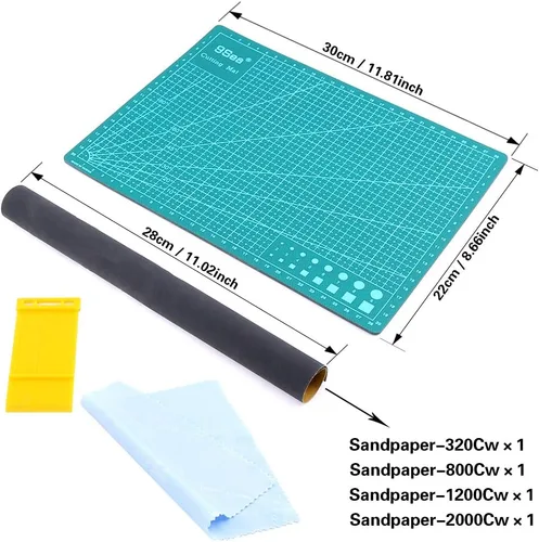 Vista 2 de Swpeet Kit profesional de 43 piezas compatible con Gundam Modeler Herramientas básicas, kit compatible con Gundam Modelo Kit de herramientas