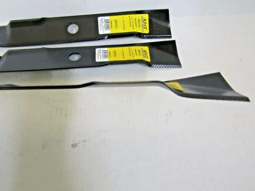 Vista 2 de XHT 3 cuchillas fabricadas en Estados Unidos Murray 056631E701 092117E701MA 492117MA Scotts 56631E701
