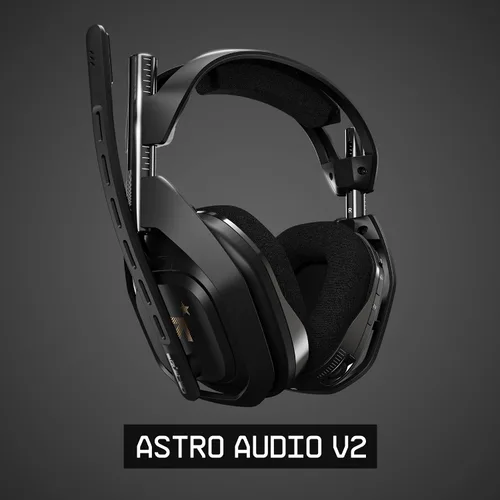 Vista 2 de ASTRO Gaming A50 Wireless Headset Base Station Gen 4 - Compatible with Xbox Series XS Xbox One PC Mac - BlackGold
