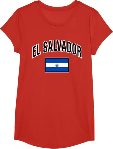 Vista 42 de Camiseta salvadoreña Orgullosa Bandera de El Salvador, Negro