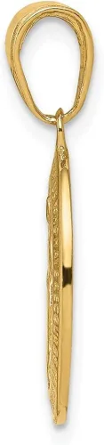 Vista 2 de Auriga Fine Jewelry Colgante de medalla milagrosa de oro de 10 quilates para mujer