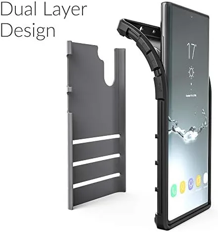 Vista 4 de Crave Funda para Note 10, funda de protección fuerte para Samsung Galaxy Note 10 - Pizarra