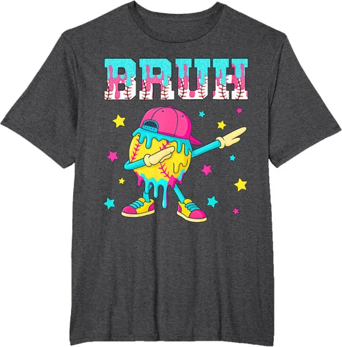 Vista 68 de Baseball Life Style 101 Apparel Youth Drip Baseball Boys Kid Camiseta