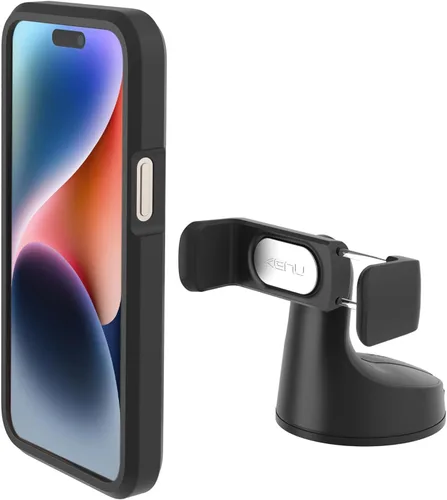 Vista 9 de Kenu Airbase - Soporte magnético para salpicadero y parabrisas de automóvil, soporte magnético para teléfono celular con pivote de 360 grados