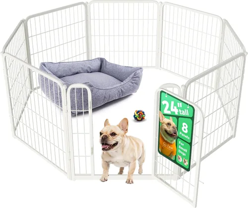 Vista 44 de FXW Homeplus Unleashed Corralito para Perros de Interior - Juego Sin Estrés y Seguro, Resistente de 24 Pulgadas 2 Paneles Corralito para Cachorros