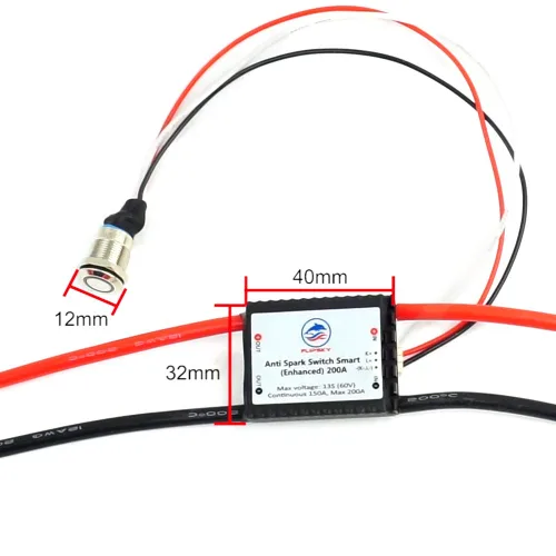 Vista 6 de Interruptor antiestacionamiento, versión mejorada inteligente para monopatín eléctrico/ebike/scooter/robots ESC interruptor automático