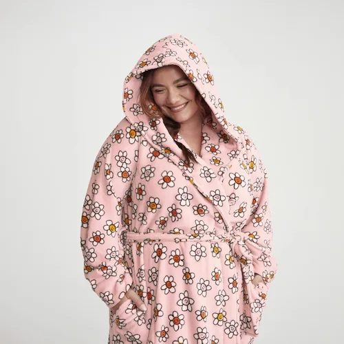 Vista 6 de Vera Bradley Lightweight Fleece Robe (Extended Size Range)