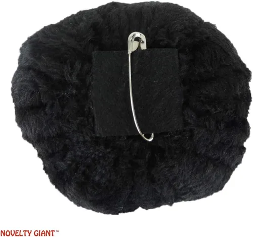 Vista 5 de Novelty Giant - Accesorio de disfraz de cola de conejo de peluche gigante Negro