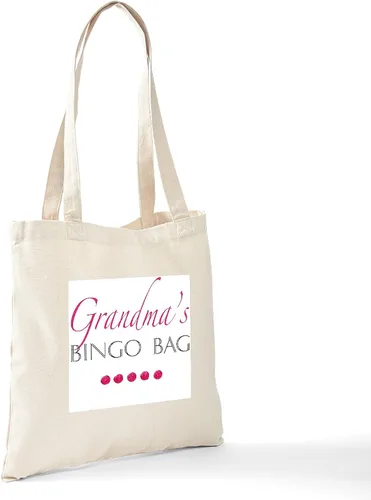 Vista 6 de CafePress Bingo Lingo Tote Bag Natural Canvas Tote Bag, Bolso de compras de tela, Caqui