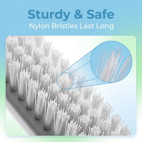 Vista 7 de Cepillo de dientes para perros y gatos, cerdas de nailon suave, cepillo de dientes de dedo de gato con mango ergonómico, cepillo de dientes