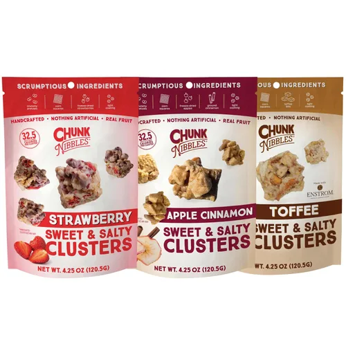 Vista 16 de Chunk Nibbles S'mores Snack Clusters - Golosinas inspiradas en fogatas con malvaviscos, galletas Graham, pretzels y chocolate, lote pequeño, hecho a