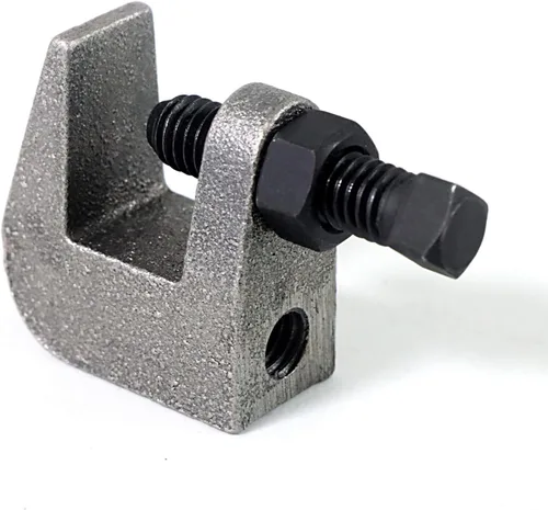 Vista 3 de Abrazadera de haz superior, abrazadera de varilla de seguridad de hierro UNC 1/2", abertura de mordaza de 3/4", abrazadera de haz para montaje