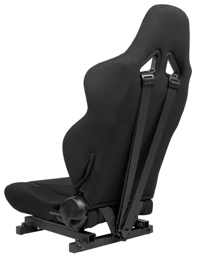 Vista 4 de OpenWheeler Racing and Flight Simulation Cockpit Four Point Harness. Virtual Reality add-on. Black