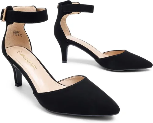 Vista 3 de Dream Pairs - Zapatos de vestir de tacón bajo para mujer