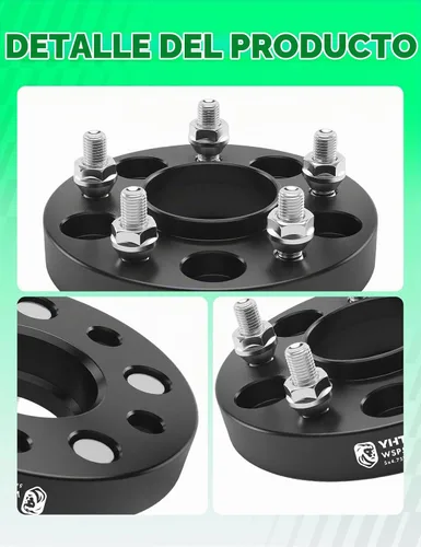Vista 8 de YHTAUTO 5x4.75 Separadores de rueda con buje céntrico de 1 pulgada, compatible con 1979-2019 Chevy Corvette Camaro S10 Blazer y Cadillac XLR
