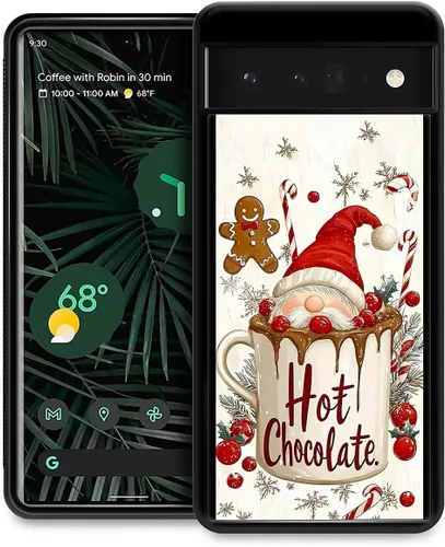 Vista 47 de Funda compatible con Google Pixel 4A 5G, Nochebuena, Google Pixel 4A 5G, delgada, suave, a prueba de golpes, TPU para mujeres y niñas, niños, funda