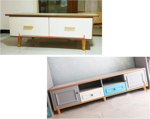 Vista 6 de Patas cónicas de madera maciza, patas de mesa de centro con rosca M8, patas de mesa de café, patas de sofá de bricolaje, patas de soporte