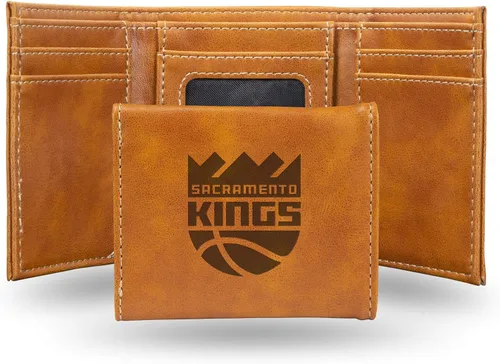 Vista 57 de NBA Rico Industries - Billetera triple grabada con láser y tres pliegues, accesorio para hombre