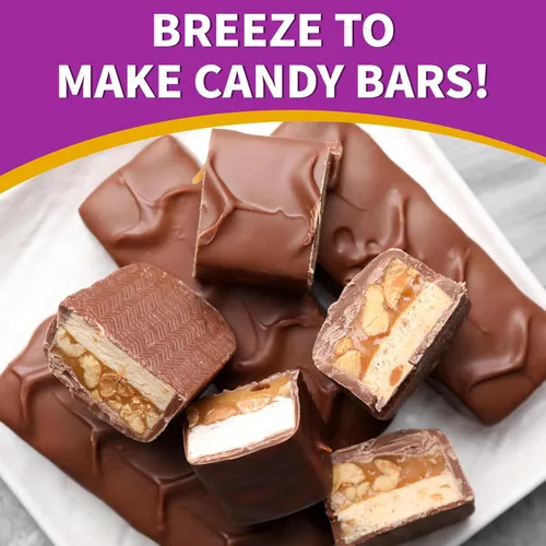 Vista 6 de Moldes de silicona para barra de caramelo de 8 cavidades, 2 piezas Moldes para barra de granola rectangular Molde de chocolate para hornear barra
